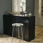 Bibliothèques - Armoire VIVA, 2 portes basses - noire - NORDAL