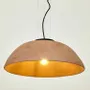 Suspensions - ABSIS suspension avec abat-jour en terracotta XL - LUXCAMBRA