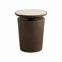 Autres tables - Table d'appoint KWANDO avec plateau en travertin - nature - NORDAL