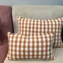 Coussins textile - Coussin carreaux Vichy - MAISON JEUDI
