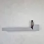 Shelves - Long wall shelf, grey BAUHAUS - NAMUOS