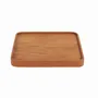 Fourchettes - L'assiette carrée en teck - Naturel - S - BAZAR BIZAR LIVING