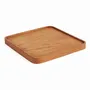 Platter and bowls - The Teak Square Plate - Natural - M - BAZAR BIZAR LIVING