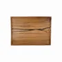 Platter and bowls - The Teak Serving Plate - Natural - BAZAR BIZAR LIVING