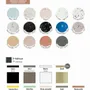 Autres décorations murales - Appliques murale rétro stratifié Mila - ⌀39cm - LES GAMBETTES