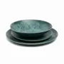 Everyday plates - The Aqua Salad Plate - Set of 6 - BAZAR BIZAR LIVING