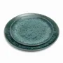 Everyday plates - The Aqua Salad Plate - Set of 6 - BAZAR BIZAR LIVING