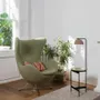 Lampadaires - ABSIS lampadaire avec un seul plateau en terracotta ou blanc émaillé - LUXCAMBRA