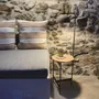 Lampadaires - ABSIS lampadaire avec un seul plateau en terracotta ou blanc émaillé - LUXCAMBRA