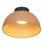 Ceiling lights - ABSIS ceiling lamp with lampshade in terracotta or varnished white - LUXCAMBRA