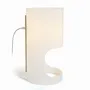 Table lamps - CILINDRE table lamp with ash wood structure - LUXCAMBRA