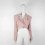 Prêt-à-porter - Blazers CARINA Rose - Rose - hauteur : 43,50 ; largeur : 45,00 ; durée : 66,00 - MONYER