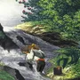 Affiches - Illustration Sur les rives de Japura - PARADISIO IMAGINARIUM