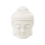 Scents - White Buddha Head Ceramic Oil Burner 14cm - ARABESK