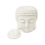 Scents - White Buddha Head Ceramic Oil Burner 14cm - ARABESK