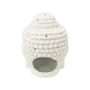 Scents - White Buddha Head Ceramic Oil Burner 14cm - ARABESK