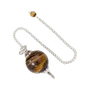 Jewelry - Tiger's Eye sphere pendulum 4cm - ARABESK