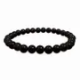 Bracelets - Black Tourmaline Bracelet A beads 6.5mm - ARABESK