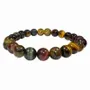 Bracelets - Bracelet Oeil de Tigre Multicolore A perles 8mm - ARABESK