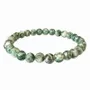 Bracelets - Green jade 6mm pearls bracelet - ARABESK