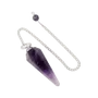 Jewelry - Amethyst conical pendulum 6 faces - ARABESK