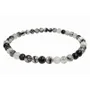 Bracelets - Bracelet Rock crystal Brazil Tourmaline A 4-5mm beads - ARABESK