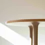 Dining Tables - The Minimalist Modern Cast Table Oval in Ash Wood - MOR