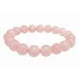 Bracelets - Rose quartz 10mm pearls brace - ARABESK