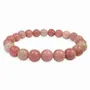 Bracelets - Australian Rhodonite bracelet 8mm pearls - ARABESK