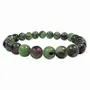 Bracelets - Ruby Zoisite Bracelet A 8-9mm beads - ARABESK