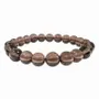 Bracelets - Smoked Rock Crystal Bracelet With 8mm Beads - ARABESK