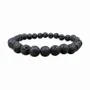 Bracelets - Lava stone 6mm pearls bracelace - ARABESK