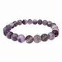 Bracelets - Bracelet Amethyst banded A pearls 7.5-8.5mm - ARABESK