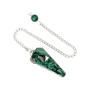 Jewelry - Malachite conical pendulum 6 faces - ARABESK