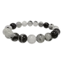 Bracelets - Bracelet Cristal de roche Tourmaline A perles 10mm - ARABESK