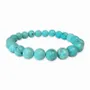 Bracelets - Bracelet Turquénite Howlite naturelle teintée A perles 8mm - ARABESK