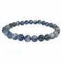 Bracelets - Natural Blue Kyanite Bracelet 6-7mm beads - ARABESK