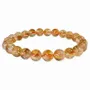 Bracelets - Heated Citrine bracelet A beads 7-8mm - ARABESK
