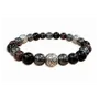 Bracelets - Black turmaline Red Garnet Hematite & Charms 8mm pearls bracelacet - ARABESK