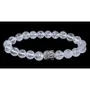 Bracelets - Bracelet Cristal de roche & Bouddha perles 8mm - ARABESK