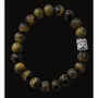 Bracelets - Bracelet Oeil de tigre & Bouddha A  perles 8mm - ARABESK