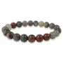 Bracelets - Bracelet Jaspe héliotrope Bloodstone perles 8-9mm - ARABESK