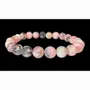 Bracelets - Pink Opal Bracelet beads 8-9mm - ARABESK