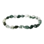 Bracelets - Moss Agate Bracelet With Tumbled Stones - ARABESK