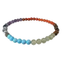 Bracelets - 7 chakra bracelet pearls 4mm - ARABESK
