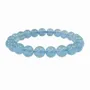 Bracelets - Bracelet Aigue Marine AAA perles 8-9mm - ARABESK
