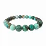 Bracelets - Bracelet Amblygonite Chrysocolle AA perles 8mm - ARABESK