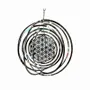 Objets de décoration - Carillon éolien 3D acier fleur de vie 30cm - ARABESK