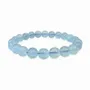 Bracelets - Bracelet Aigue Marine AA perles 7.5-8.5mm - ARABESK