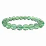 Bracelets - Green Fluorite Bracelet AAA beads 8-9mm - ARABESK